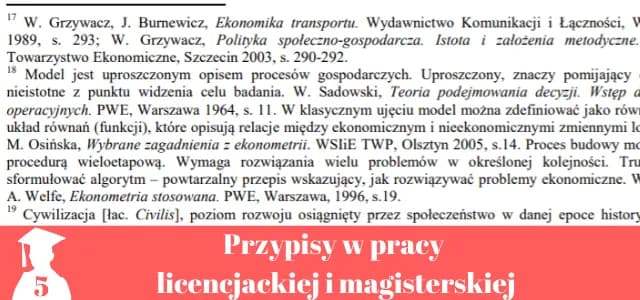 Jak zrobić przypis ustawy w pracy licencjackiej - uniknij błędów w cytatach