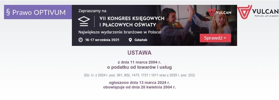Ustawa o VAT tekst jednolity - Kluczowe informacje i zmiany, które musisz znać