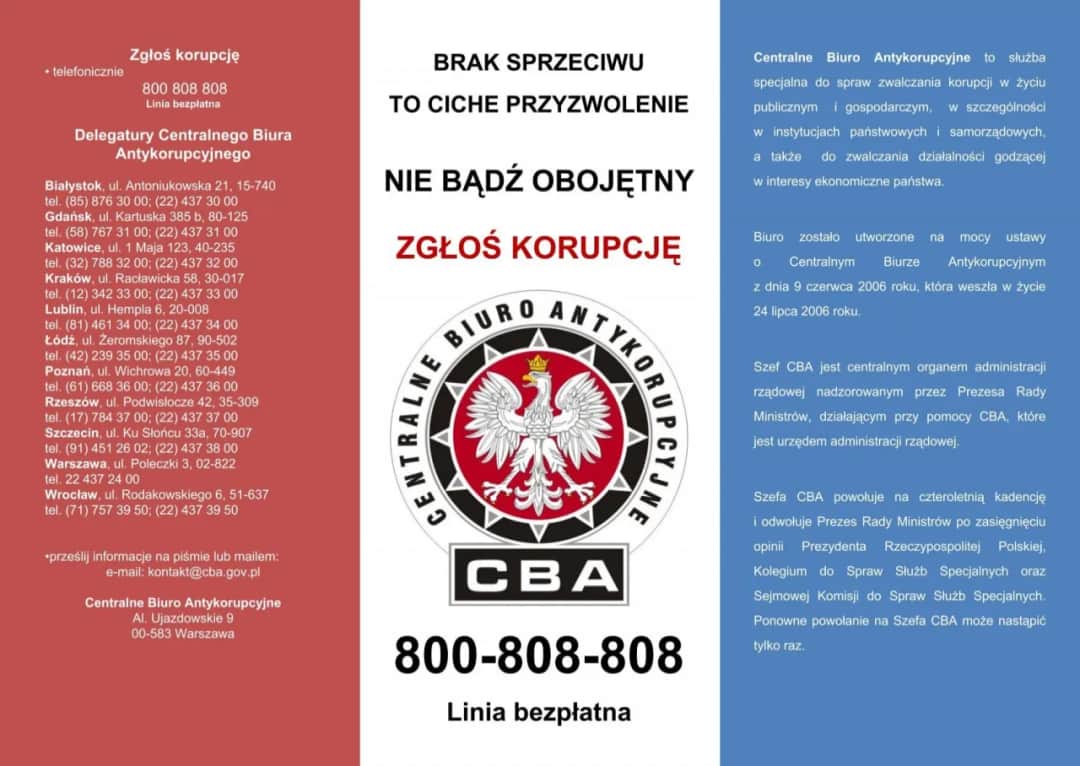 Ustawa o centralnym biurze antykorupcyjnym: kluczowe informacje i funkcje