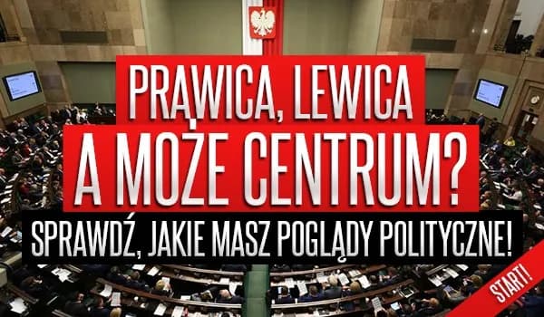 Jak prawica czy lewica test pomoże Ci poznać swoje poglądy?